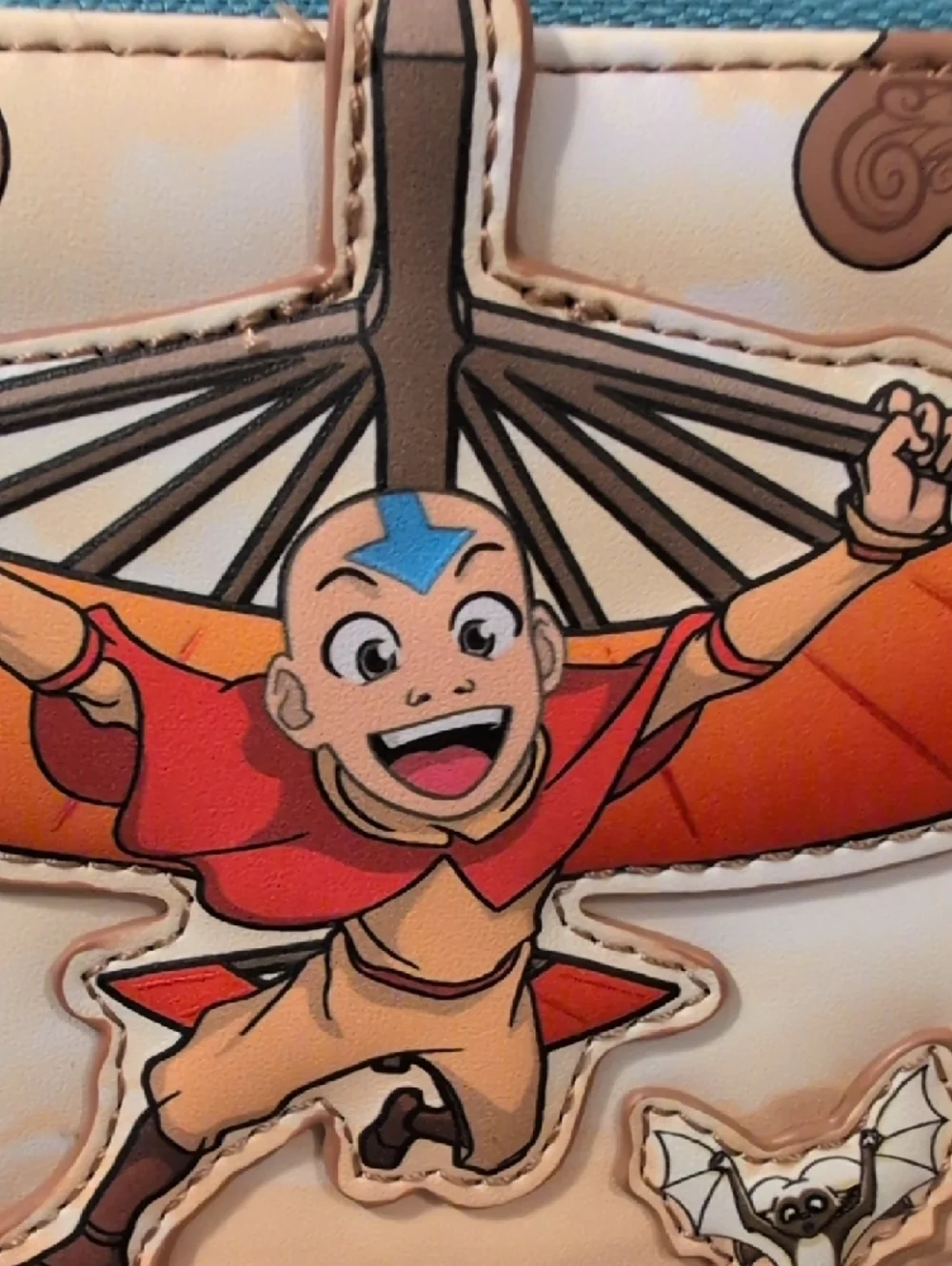 Loungefly Nickelodeon Aang Avatar Zip-Around Wallet NWT